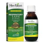 Herbion Naturals Sugar-Free Respiratory Care Syrup, Alcohol-Free Herbal Formula with Stevia – Supports Healthy Respiratory & Immune System – for Adults & Kids, 150mL