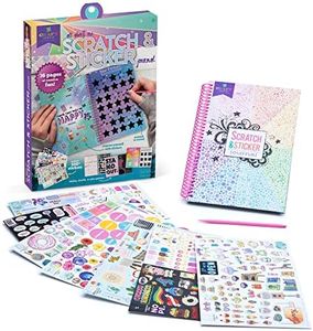 Craft-tastic — Scratch and Sticker Interactive Journal — Activity Book Packed with Fun Quizzes, 550+ Stickers, Creative Doodle Prompts, and More!