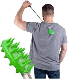 Cactus Scratcher Extendable Big Back Scratcher, Long Stick Double Side Back Scratcher for Adults, Gifts for Men Women, Itch Reliever for Back, Head and Body, Can Extend Up to 29 inches (Green)