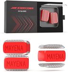 Mayena Sports Jawline Exerciser for Men & Women | Upgraded Tough Bite Design (Intermediate 40lbs) Silicone Jaw Exerciser Tablets | Powerful Jaw Trainer & Jawline Sculptor | Slims & Tones the Face