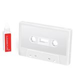 Cassette Tape Head Cleaner Kit for Cleaning Audio Cassette Tape MP3 Player/Boombox/Car Deck/Recorder