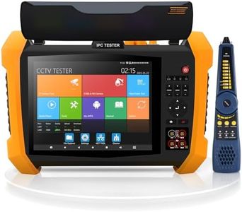 8K IP Camera Tester, WANLUTECH CCTV Tester 90W PoE Power Out 8MP SDI TVI CVI AHD CVBS Camera Test SFP Test TDR Cable Tester Digital Multimeter OPM VFL WiFi Network Tools HDMI VGA in (H20-MOVTADHSEF)
