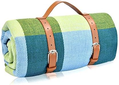 Coperta da Picnic Impermeabile 200x200 cm, Coperta Picnic Portatile Pieghevole, Coperta da Spiaggia Grande, Coperta Pic Nic per Campeggio/Picnic/Viaggi/Spiaggia/Escursionismo (200 x 200 cm, B)
