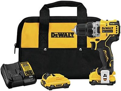 DEWALT XTREME 12V MAX* Cordless Drill/Driver Kit, 3/8-Inch (DCD701F2)