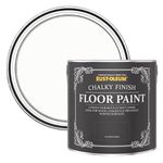 Rust-Oleum White Scratch-Proof Floor Paint in Matt Finish - Chalk White 2.5L