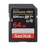 SanDisk 64GB Extreme PRO SDXC card + RescuePRO Deluxe, up to 200MB/s, UHS-I, Class 10, U3, V30