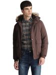 Jack & Jones Men's Polyester Standard Length Casual Jacket (Seal Brown_ L)