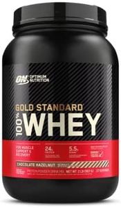 OPTIMUM NUTRITION Gold Standard 100% Whey Protein Powder, Chocolate Hazelnut, 907g