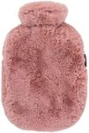 Fashy Faux Fur 2.0L Hot Water Bottle - Dusky Pink