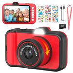 uleway Kids Camera Digital Camera with Selfie 48MP 1080P High HD 3.5-Inch Big Screen Foto Camera Video Camcorder with 32GB Card Children Camera Birthday Christmas Toys Gifts for 3-12 Years Boys Girls