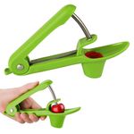 1Pcs Cherry Pitter,Portable Multifunctional Cherry Stoner Tool Pit Remover,Professional Olive Pitter with Stainless Steel Pitting Device,Cherry Pitter Tool for Hawthorn Cherrystone Plum