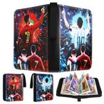 Football Card Binder, Trading Card Album for Football Card Collection Folder with 65 Page 520 Card Capacity Football Card Holder with Detachable Binder for Game Cards, Sports Star Cards