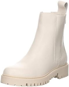 GUESS Bottines Chelsea pour femme, Beige clair., 40 EU