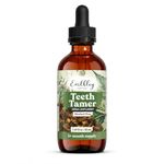 Earthley Wellness, Teeth Tamer, Natural Teething Relief, Soothes Drooling, Irritability and Pain due to Teething or Toothaches, Pure, Organic Ingredients; Essential Oil-Free and Alcohol-Free (1 oz)