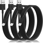 3Pack Black [Apple MFi Certified] iPhone Charging Cable 10 feet-Apple Lightning to USB A Cable 10 Foot iPhone USB Type A Cords for iPhone 14/13/12/11Pro/Pro Max/iPhone XR XS Plus SE