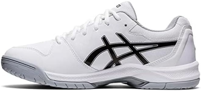 ASICS Men's Gel-Dedicate 7 Tennis Shoes, 11, White/Black