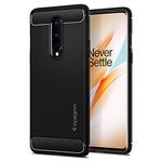 Spigen Rugged Armor Back Cover Case Compatible with OnePlus 8 (TPU | Matte Black)