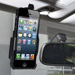 Amzer AMZ95604 Anywhere Magnetic Vehicle Mount Holder for Apple iPhone 5, iPhone 5S, iPhone SE (Fits All Carriers) - Black