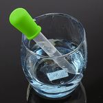 Rachna's Clear Silicone Plastic Easy Squeeze Baby Food Feeder Medicine Dropper Pipette - 8029 - Green - 5ML | Free Travel Case