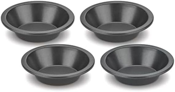 Cuisinart 4 Piece Round Dish Set, Mini, Steel Gray