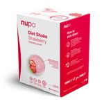 NUPO Diet Shake Strawberry – Premium diet shake for weight loss, complete meal replacement for weight loss, 12 servings, gluten-free, GMO-free