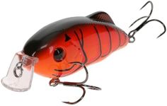 Strike King (HCHHS-900) Hybrid Hunter Shallow Hard Bait Fishing Lure, Color 900 - Fire Craw, 3.5", 1 oz, Dives 1-3 Feet, 3D Eyes