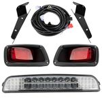 MiKaFex E-Z-GO TXT Golf Cart LED Light Bar Kit Compatible with 1994.5-2013 Models with Wiring Harness Switch