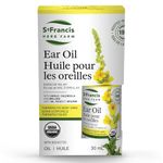 St. Francis Herb Farm Ear Oil | 30 ml | Ear Oil for Adults and Children | Pain Relieving Ear Drops for Middle and Outer Ear Infections | Mullein | Calendula | Garlic | St. John’s Wort | Made in Canada