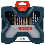 Bosch Professional 30-piece Bosch Blue X-Line titanium set.