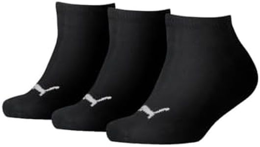 PUMA Calcetines deportivos para niña (paquete de 3 unidades), 27-30