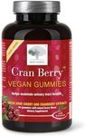 New Nordic Cran Berry Gummies - Gluten-Free, Dairy-Free Herbal Supplement to Support Urinary Tract & Bladder Health - Contains Sour Cherry & Cranberry Extracts - 60 Vegan Gummies