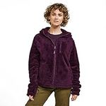 Peter Storm Women's Theory Full-Zip Borg Fleece with Hood, Women's Fleece Jacket, Women's Hiking & Outdoor Recreation Clothing (8, Purple)