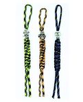 Paracord Knife Lanyard with Alloy Skull Beads,Handcrafted Lanyards Pendant for EDC Pocket Knife/Folding Knife/Outdoor Gear/Zipper Pulls/Survival Key-Chain/Cell,Pack of 3