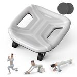 PROIRON Ab Roller for Abs Workout, Multifunctional Ab Wheel Roller for Core Workout, Abdominal Wheel with Knee Pads, Abdominal Exercises Wheel, Ab Roller Machine (Slide Fitness Trainer), Grey