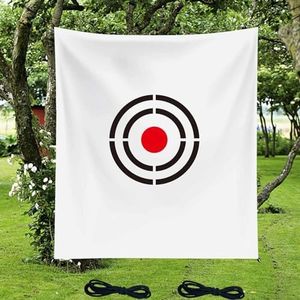 Golf Target Cloth for Net Replacement - 5X6FT White Indoor/Outdoor Practice Target