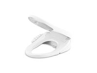 KOHLER K-8298-0 C3 155 Elongated Warm Water Bidet Toilet Seat, White with Quiet-Close Lid and Seat, Automatic Deodorization, Self-Cleaning Wand, Adjustable Water Pressure, Nightlight, Heated Seat