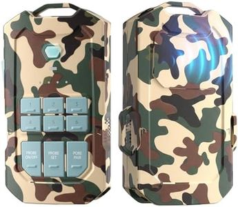 Camping Radar Security Alarm, Wireless Perimeter Alarm, Rechargeable Motion Sensor Trip Alarm, 1/2 Mile Range, IP66 Waterproof System for Outdoor Camp Security & Survival Gear Updated (Desert Camo)