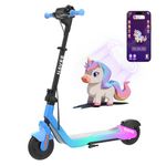 NAVEE K100 Max Kids Electric Scooter Foldable, Parent APP Speed Control, 3 Adjustable Heights for Ages 4-16, 20km/h &24km Max Range& 260W Motor,132 lbs Load,Kick Scooter for Children, Teens, Adults