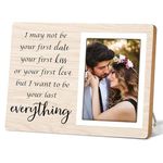 Itsoly Couples Love Picture Frames, Wedding Gifts, Valentine Gifts For Girlfriend Boyfriend Husband Wife Him Her, I May Not Be Your First Date Picture Photo Frame 4x6 Inch Photo12P75