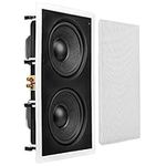 OSD Audio IWS-88 Dual 8-Inch Polypropylene 240-Watt Passive Home Theater in-Wall Subwoofer