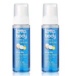 Set of 2 Lottabody Wrap Me Foaming Mousse with Coconut & Shea Oil 7 fl. oz. bundled by Maven Gifts