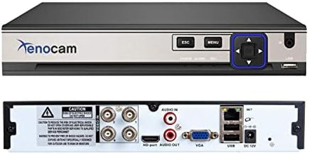 Xenocam 4CH 5M-N/1080N híbrido de Alta definición Completo para AHD/TVI/CVI/analógico/IP DVR H.265 CCTV Video Recorder P2P Monitoreo Remoto del teléfono para la cámara
