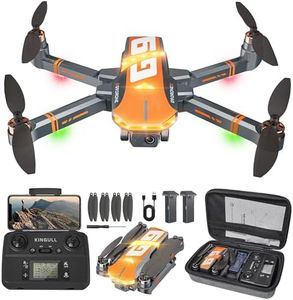 GPS Drones with Camera EIS 4k UHD Professional for Adults,45-Min Flight Time,Auto Return,Transmission,Brushless Motor and Follow Me, RC Quadcopter for Beginners,Under 249g,C0(Dark Gray)