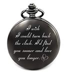 Men Gifts for Birthday Husband Boyfriend, Pocket Watch Gifts for Him Anniversary Valentines Day Fathers Day (Romantic Gift for Men)