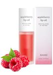 Nooni Korean Lip Oil - Appleberry | Gift, Moisturizing, Revitalizing, and Tinting for Dry Lips with Raspberry Fruit Extract, 0.12 Fl Oz
