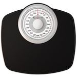 Adamson A25W Medical-Grade Scales for Body Weight - Up to 400 LB - New Version - Anti-Skid Rubber Surface Extra Large Numbers - High Precision Bathroom Scale Analog - Durable with 20-Year Warranty