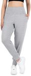 Nirlon Lightweight Joggers for Women - Athletic Womens Joggers with Pockets, Workout Leggings for Women - Breathable Stylish Sweatpants Womens Joggers for Gym and Yoga Pants (L 28", ME Grey)