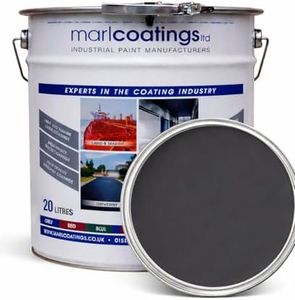marlcoatings Heavy Duty Hardwearing Polyurethane Concrete Industrial (20L Dark Grey) Semi Gloss Floor Paint, Great for Garages, Car showrooms, Factories and Many other uses.