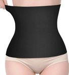 Brachy Waist Trainer for Women Postpartum Belly Band Wrap Belt C-Section Recovery Tummy Control Waist Cincher Body Shaper Black