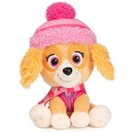 GUND PAW Patrol Holiday Winter Skye in Scarf and Hat, Officially Licensed Plush Toy for Ages 1 and Up, 6”